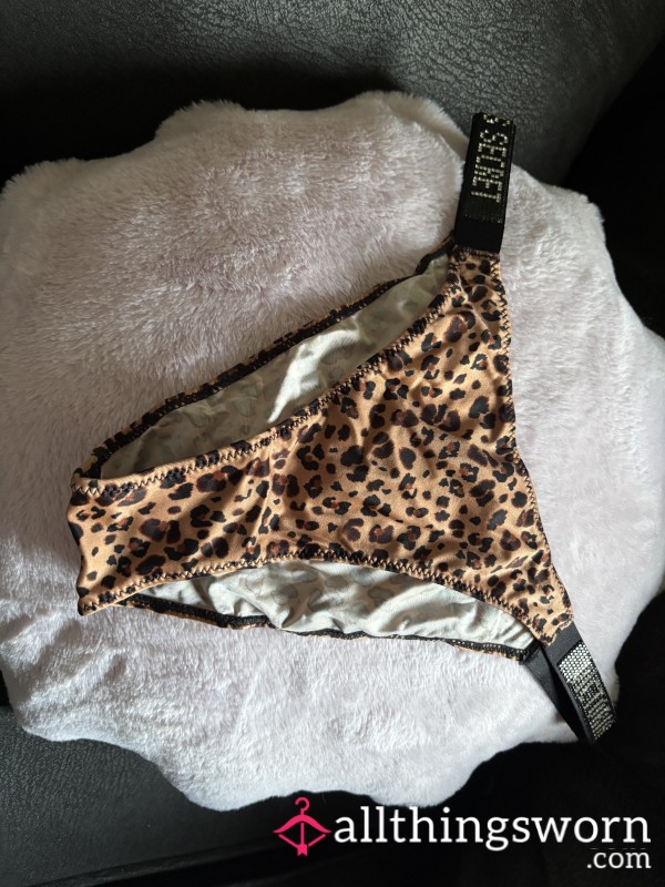 Victoria Secret Leopard Print Silky Panties