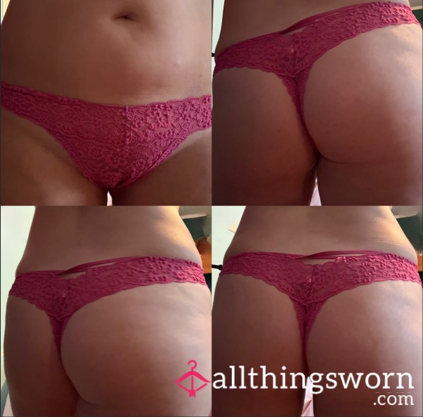 Victoria Secret Pink Lace Thong
