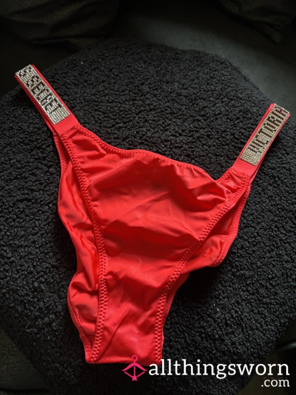 Victoria Secret Red Silky Panties