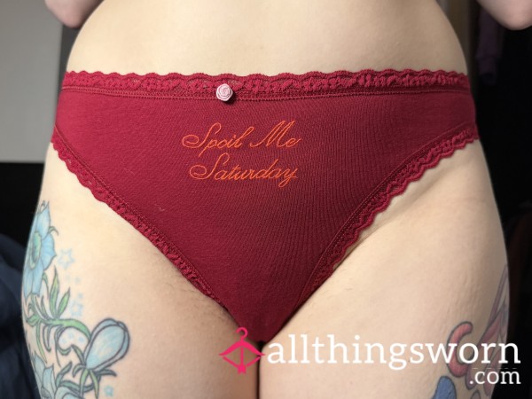 Victoria Secret "Spoil Me Saturday" Thong