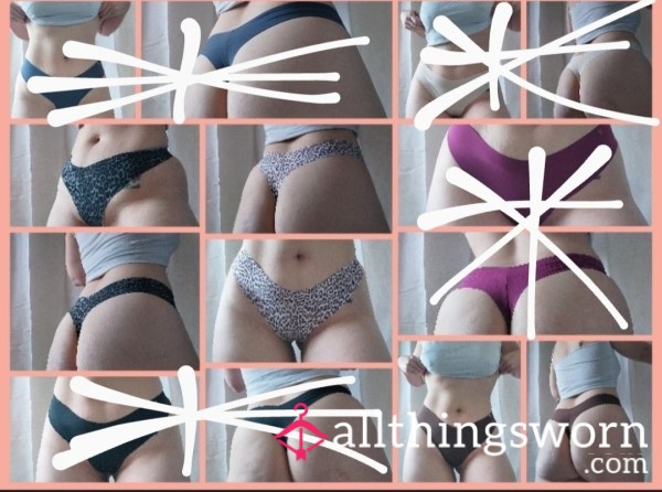 🧡 Victoria Secret Thongs, Worldwide Shipping,48hr Wear, Cotton Gusset 🧡