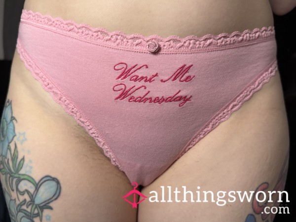 Victoria Secret "Want Me Wednesday" Thong