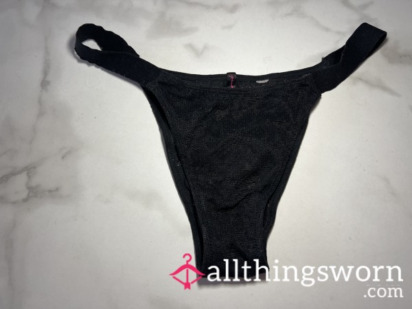 Victoria’s Secret Black Lace Cheeky Panty