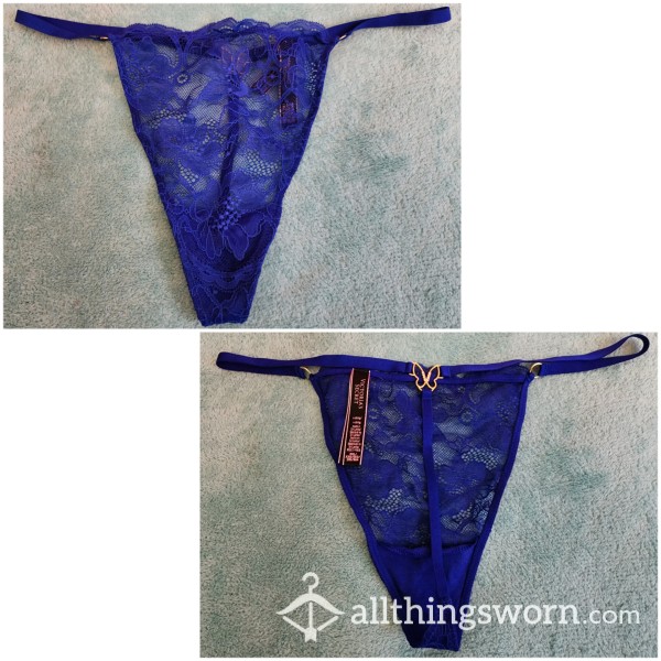 Victoria's Secret Blue V-String Thong