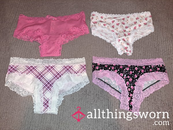 Victoria's Secret Cheeky Cotton Panties - Size Small