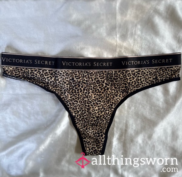 SOLD Victoria’s Secret Leopard Cotton Thong