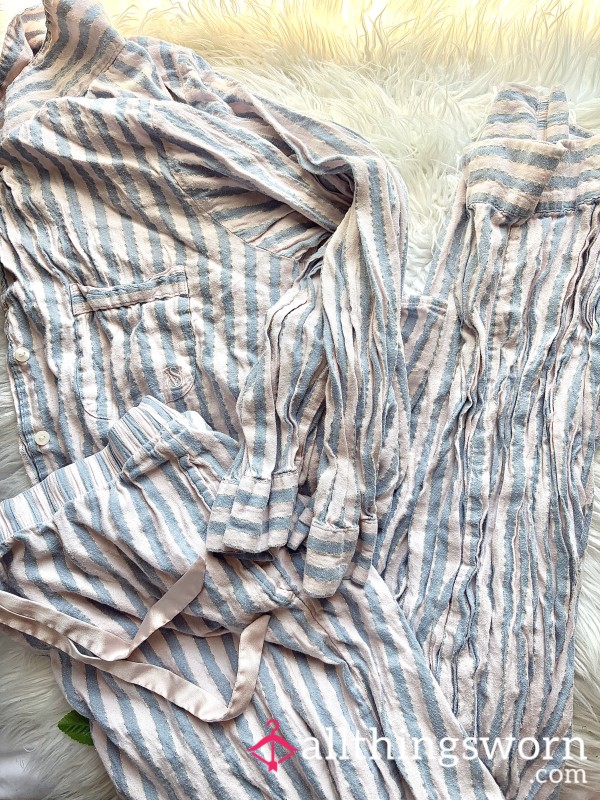 Victoria’s Secret Cotton Modal Blend Pajama Set (Lrg)