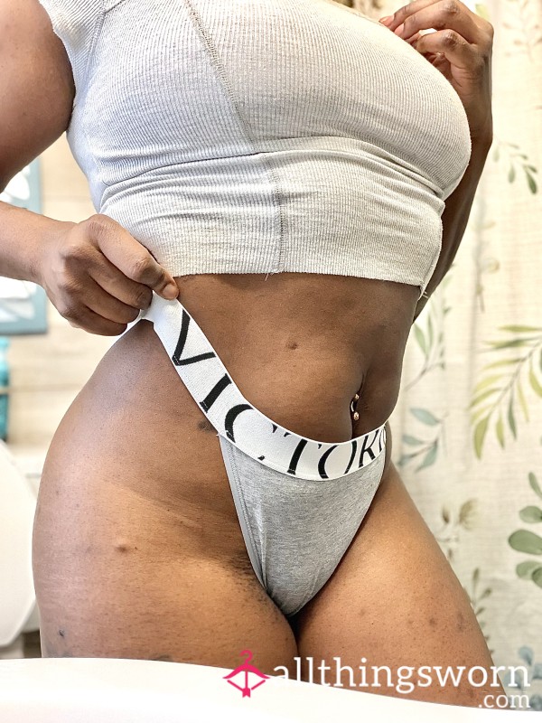 Victoria's Secret Exploded Logo Cotton 90s Brief Panty