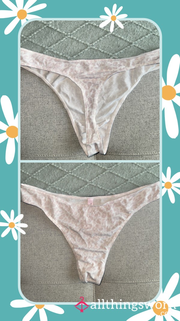 Victoria's Secret - Faded Leopard Print Thong 🐆
