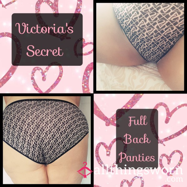 Victoria's Secret Full Back Logo Panties. A Delectable 2 Day Wear 🩷