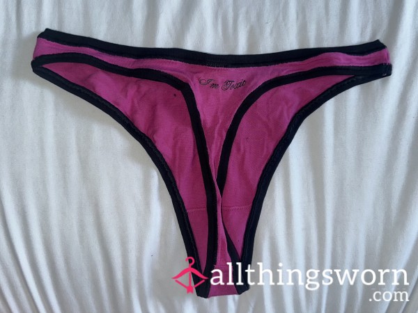 Victorias Secret “I’m Toxic” Cotton Thong 🩷💋