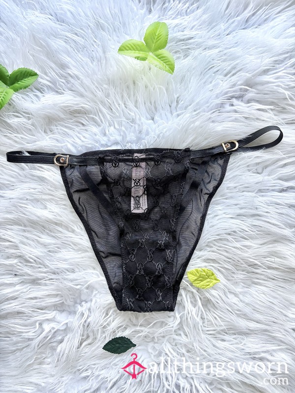 Victoria’s Secret Leather Buckle Strapped Panty