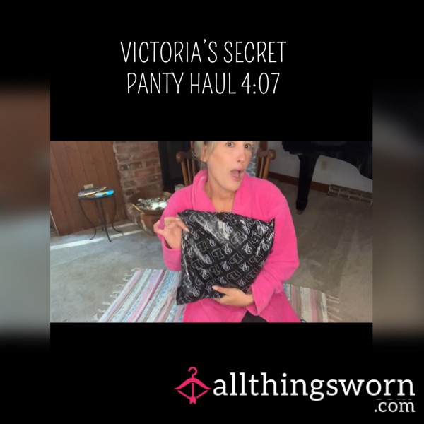 Victoria’s Secret New Panties Unpackaging