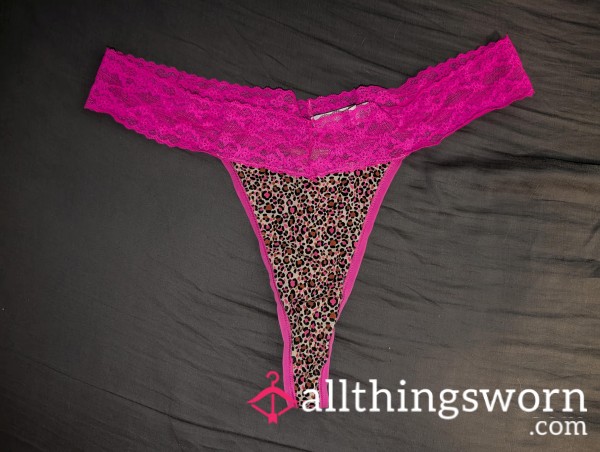 Victoria's Secret Pink Leopard V String