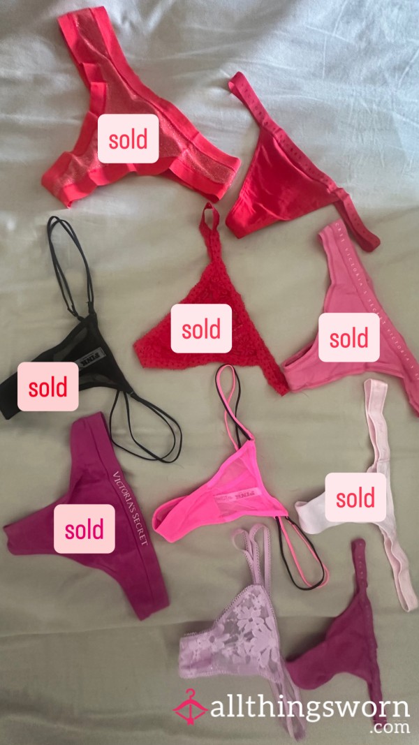 Victoria’s Secret Pink Thongs & G-strings