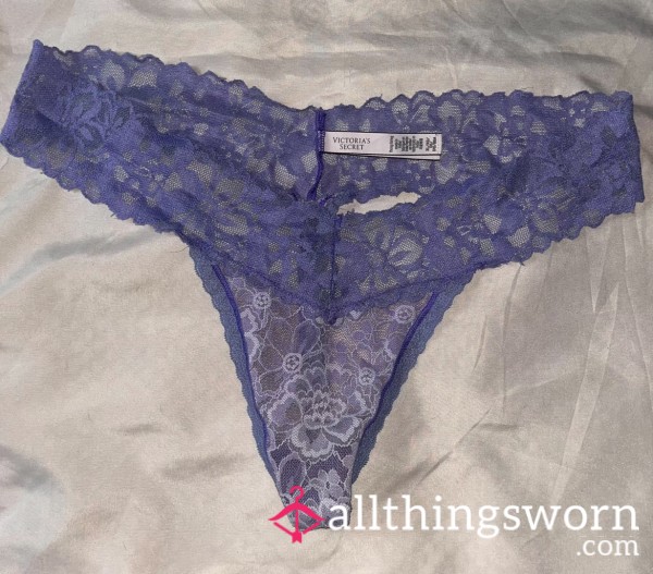 Victoria’s Secret Thong – Worn All Night & Soaked From 2-Hour Morning Run 💦
