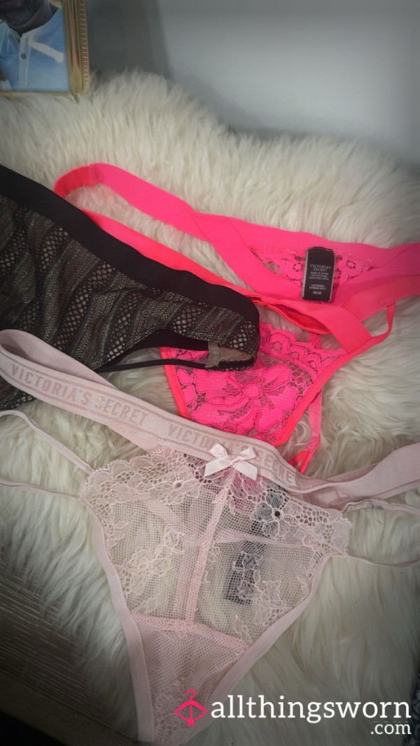 Victorias Secret Thongs Drained In My Juices