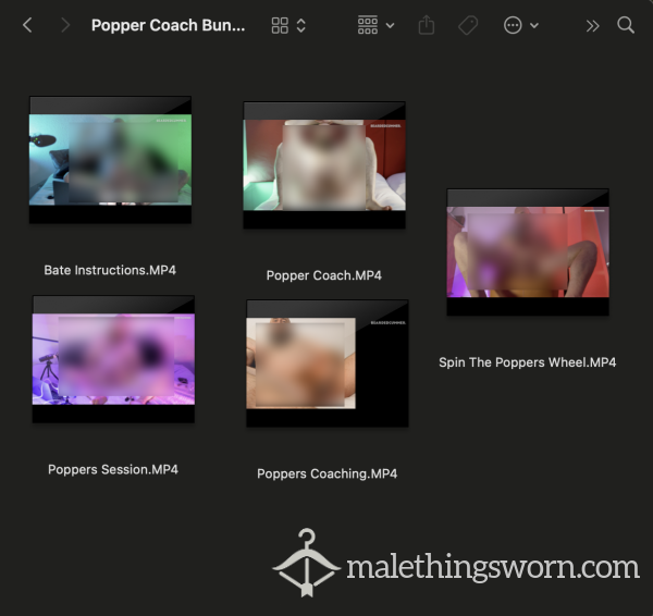 Video Bundle "Poppers Coaching" - 75 Min Poppers Training!