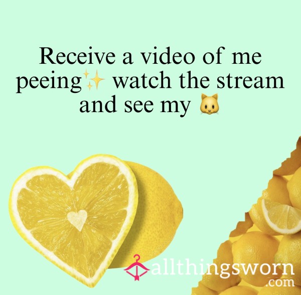 Video Clip Of Me P**ing✨