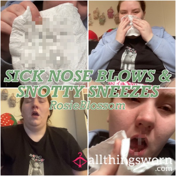 VIDEO | Nose Blowing & Snotty Sneezes | (7:26)