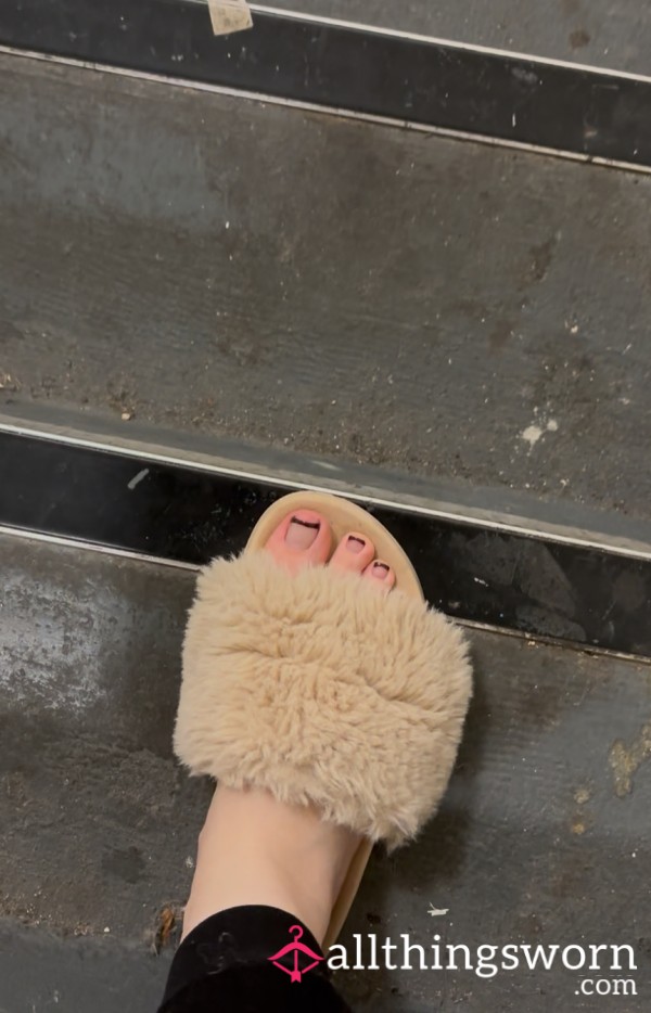ASMR Video Of Me Walking Down Stairs With My Sliders On