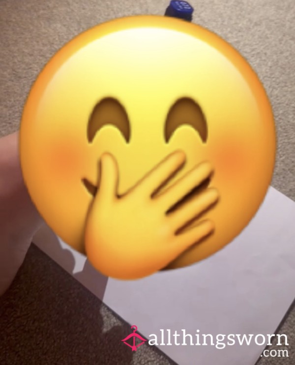 Video Of Me Writing A Special Message To You Naughty Boys😉