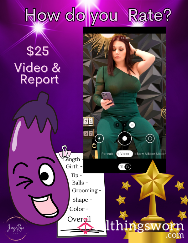 Video Reaction D*ck Rate With Report