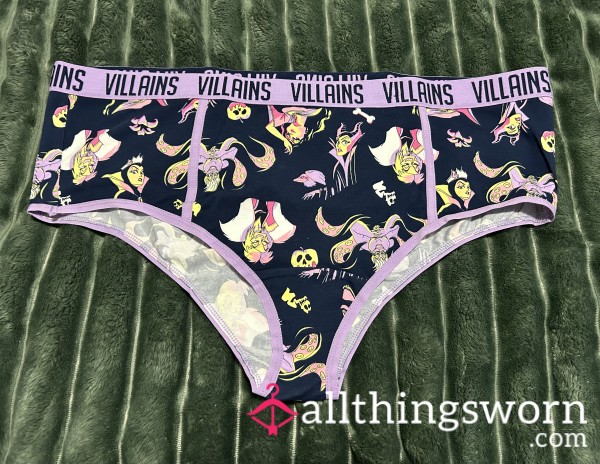 ~VILLAINS DISNEY COLORFUL CHEEKY COTTON PANTY~