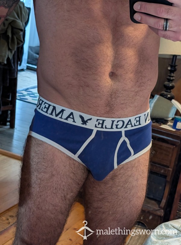 Vintage Blue AE Briefs