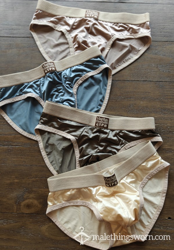 Vintage Couture Silk Briefs