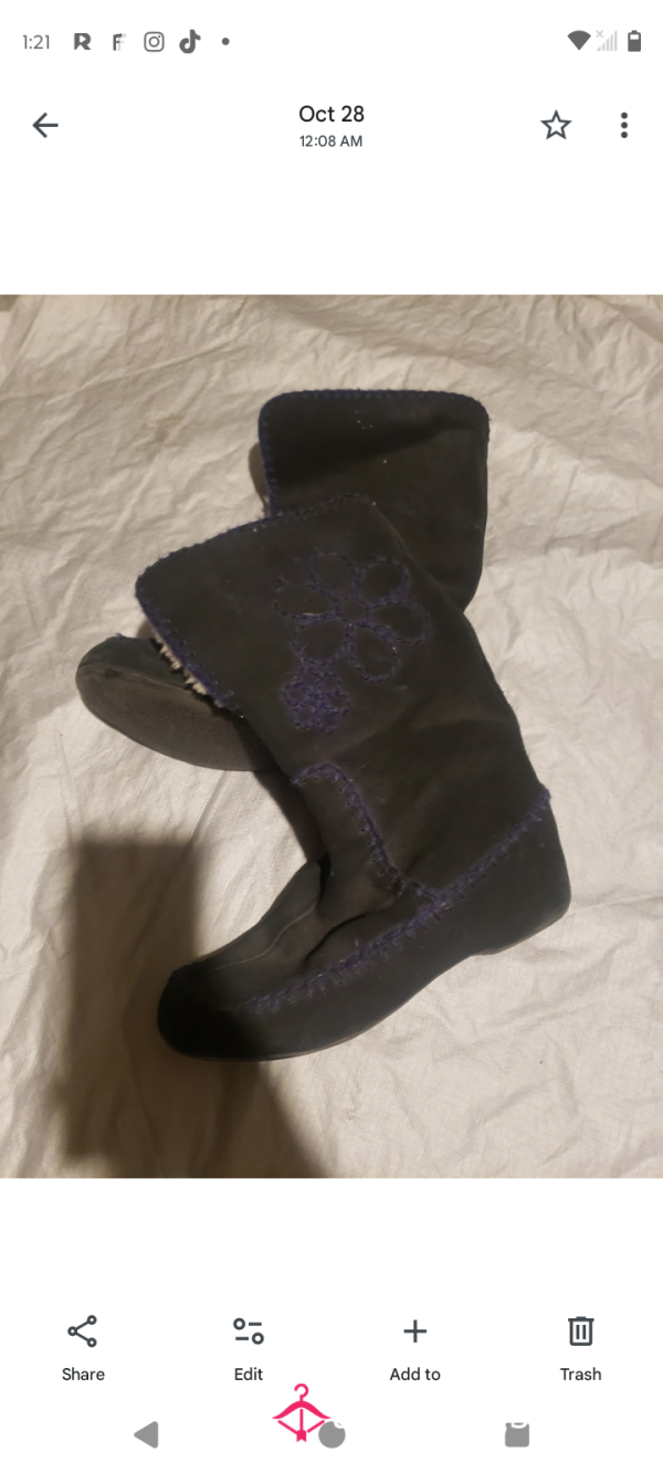 Vintage Esprit Furry Boots