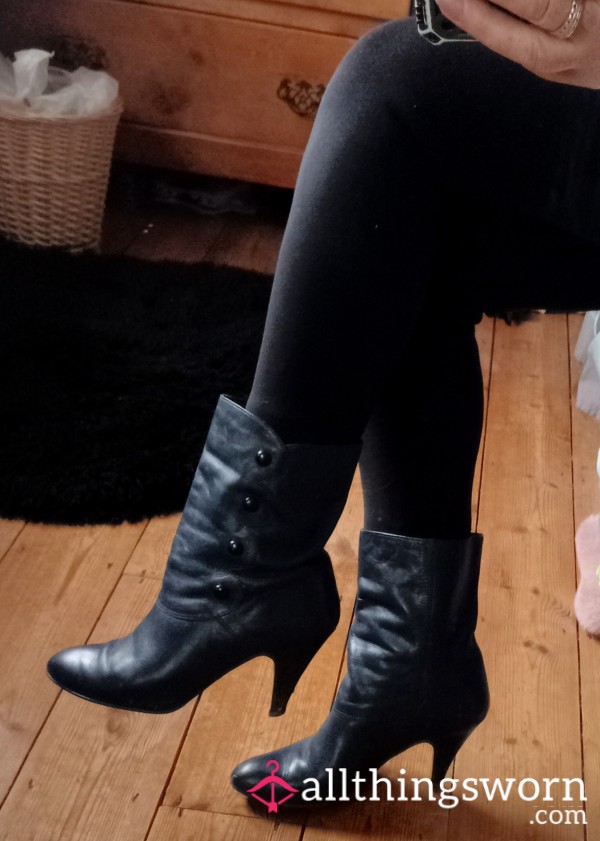 Vintage Italian Bu*ter Soft Leather Boots