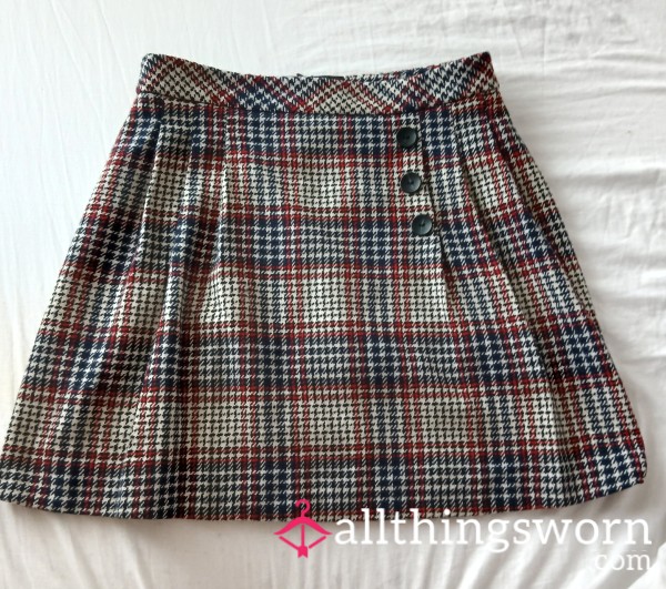Vintage Mini Skirt - It Says Size 10 But It Fits Me And I'm A Size 12-14