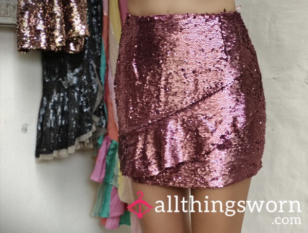 Vintage Pink Mini Skirt