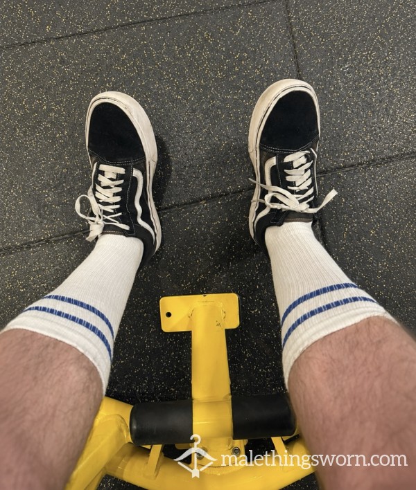 💪 Vintage Striped Gym Socks, Straight From The Gym