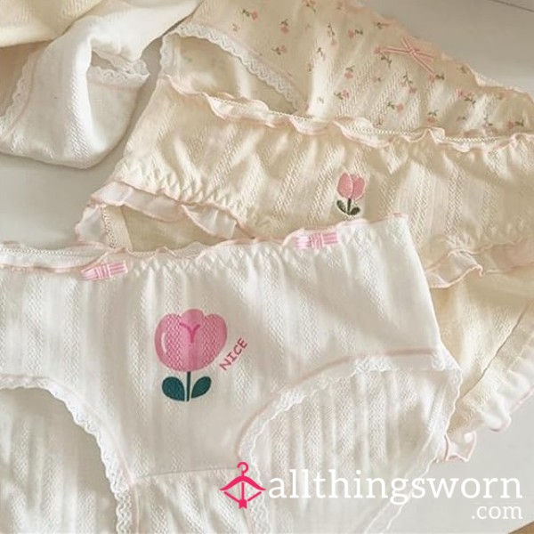 Vintage Styled Cotton Panties (Your Choice!) Worn By Tgirl Dani Tempest