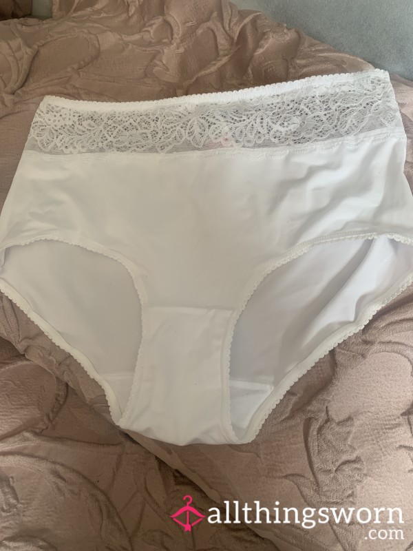Virgin White Panties Available For Wear