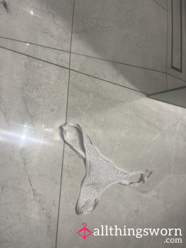 Virgin White Thongs