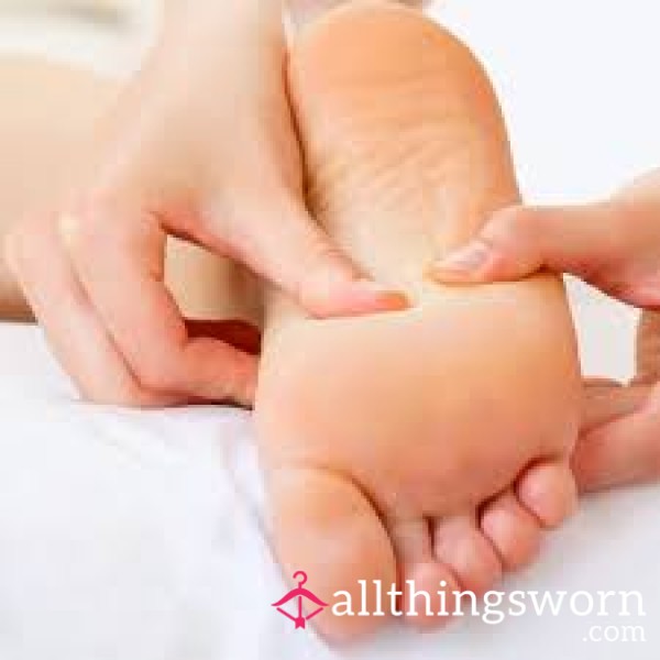 Virtual Foot Rub Fantasy – Spoil My Tired Feet From Afar