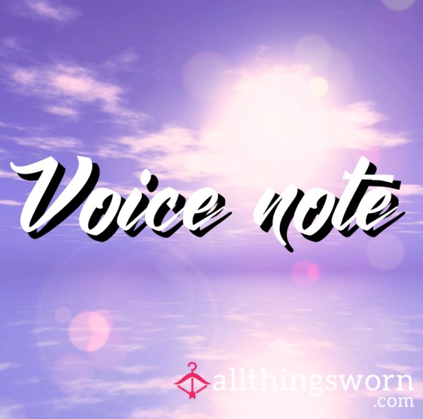 Voice Note