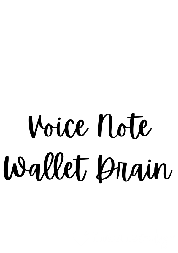 Voice Note Wallet Drain