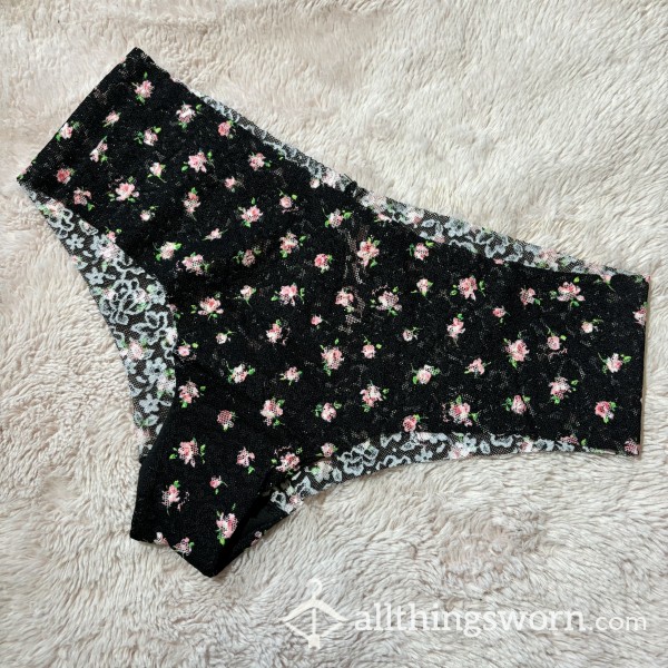 VS Black Lace Cheeky Panty💐
