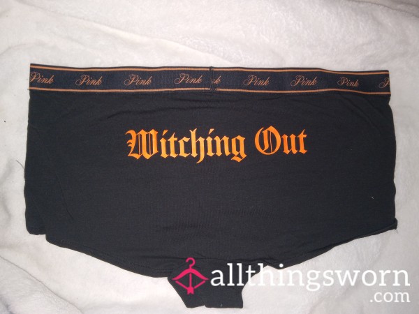 Vs Black Orange Witching Out Boyshorts