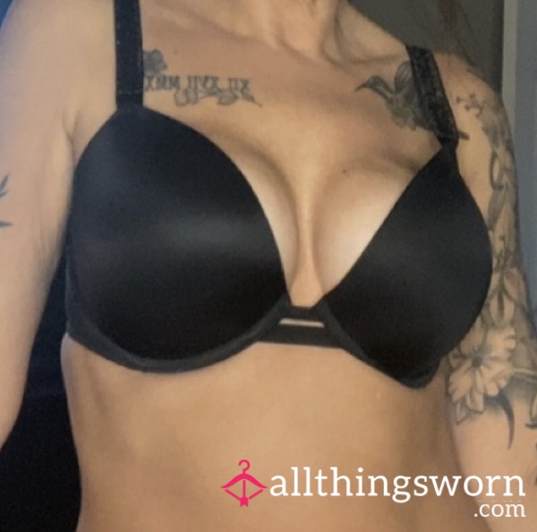 VS Smooth Black Push-Up Bra 34 DD