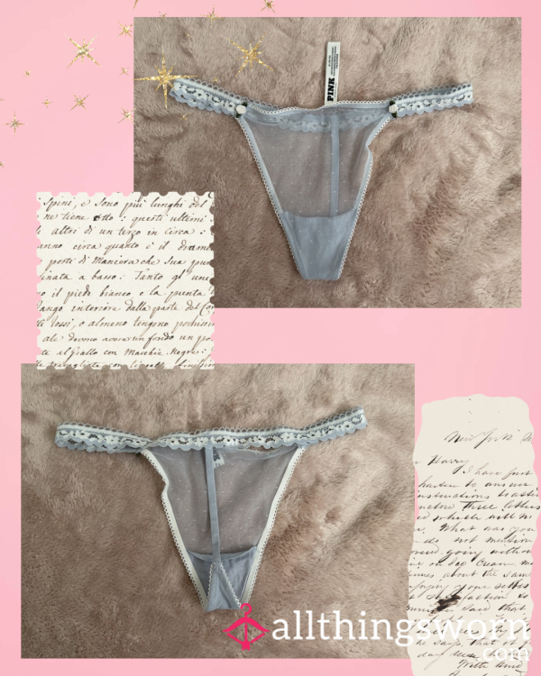VS Blue Flor*l G-String