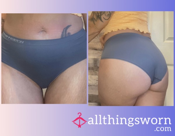 VS Blue Seamless Panty