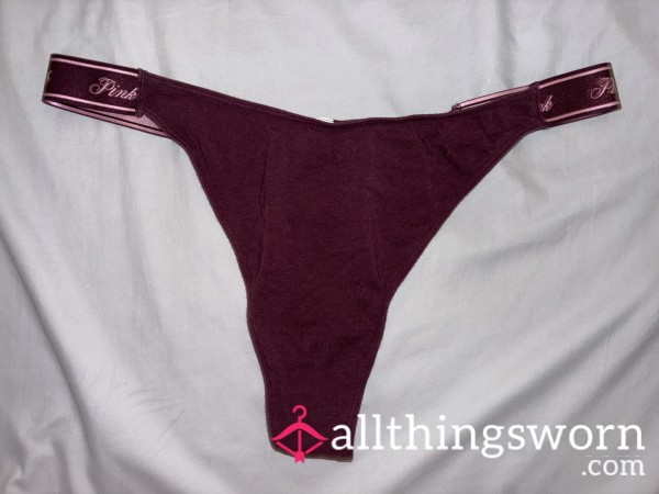 VS Burgundy Thong