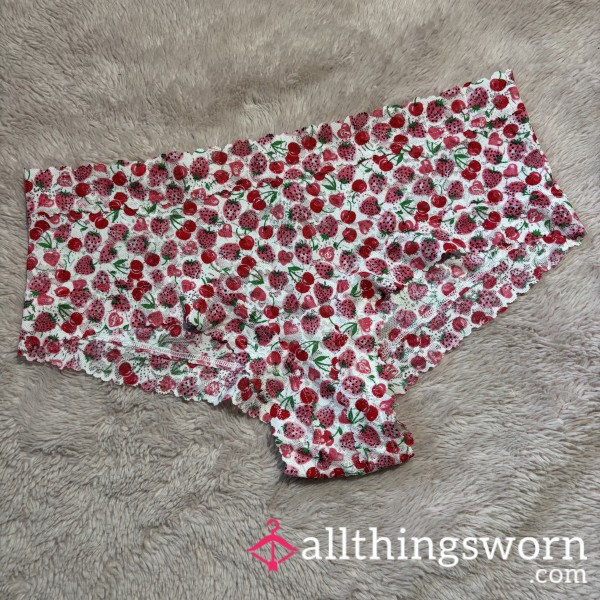 VS Cheeky Lace Strawberry & Cherry Panty 🍓🍒