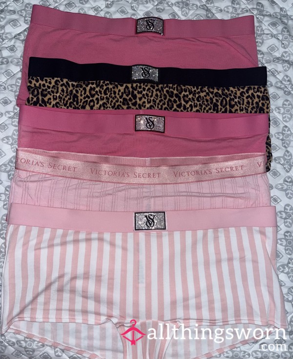 VS Cotton Boy Shorts, A**ort. Colors