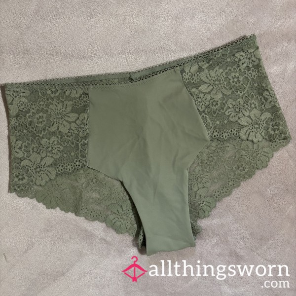 VS Green Lace Cheeky Panty✨